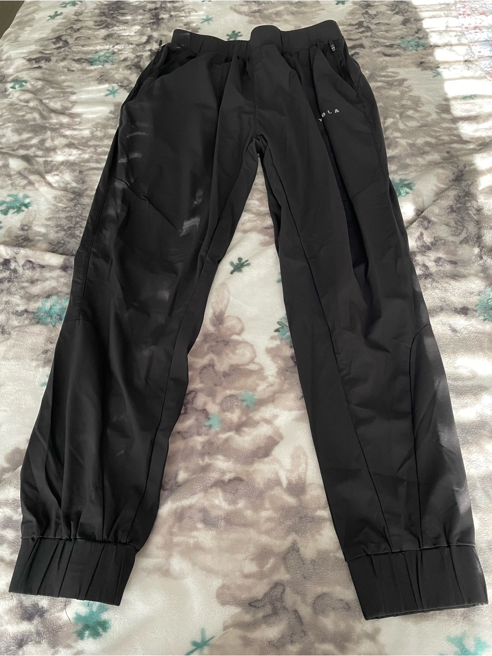YoungLA Black Men's Performance Joggers